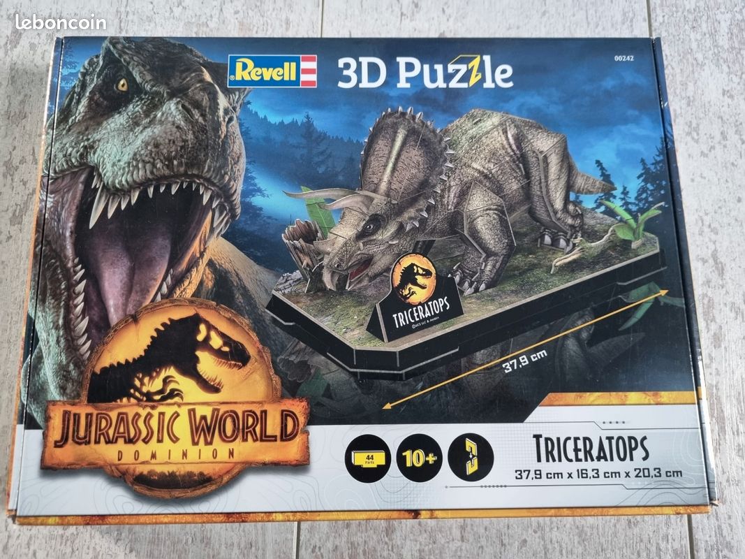 Puzzle 3d triceratops (image 1)