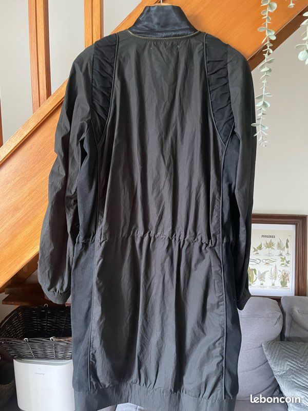 Robe manteau Vanessa Bruno noire – taille 36/38 – pièce archive hybride chic (image 9)