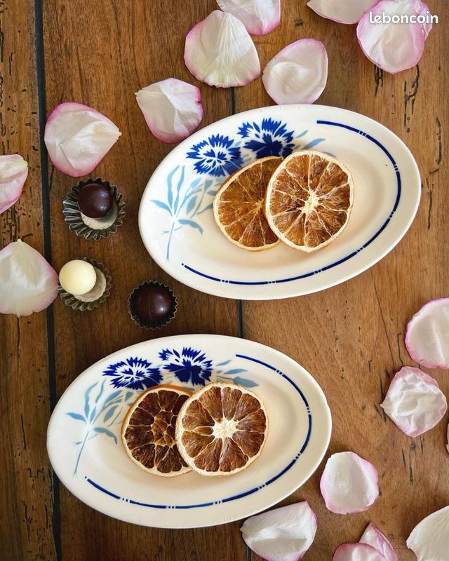 Duo raviers (plats) vintage terre de fer - François Badonviller (image 1)