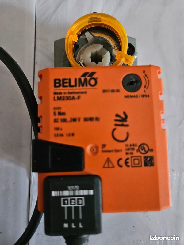 LES V2V BELIMO INDEPENDANTES DE LA PRESSION AVEC SERVOMOTEUR ELECTRIQUE 230v 3 Points