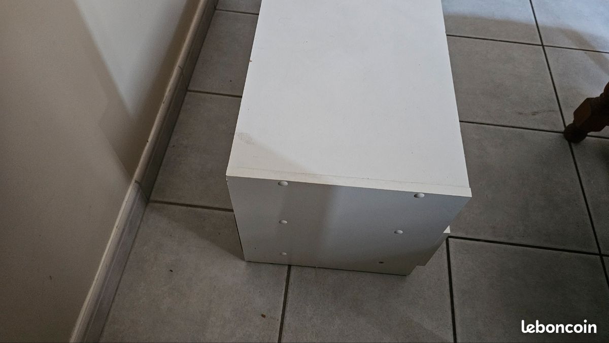 Meuble TV blanc (image 2)