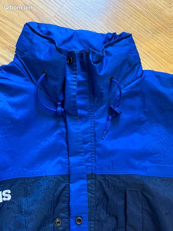 Veste Coupe Vent Vintage John Storm Adidas Equipment Bleu Marine Taille L Homme (image 4)