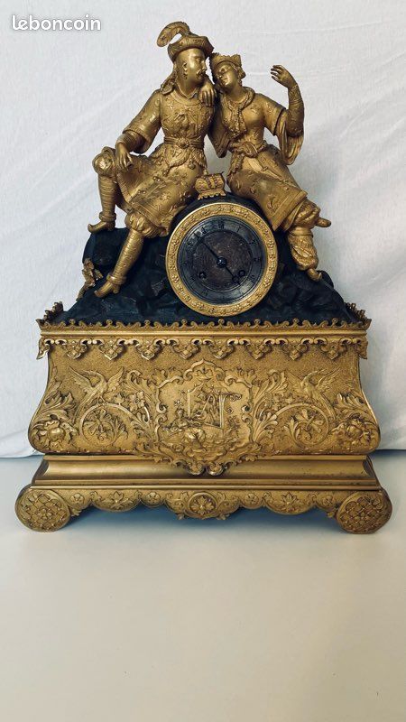 Pendule en bronze XIXe siècle (image 13)