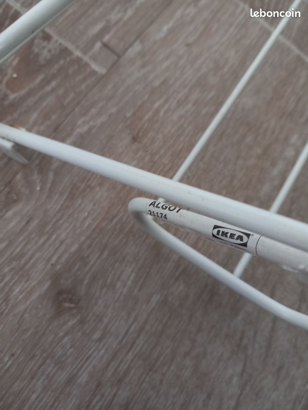 Crémaillère organiseur chaussures blanc Ikea Algo (image 7)
