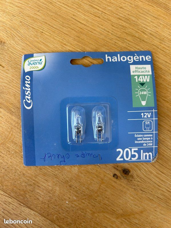 Deux Ampoules halogène, 14 W pour prise G4 (image 1)