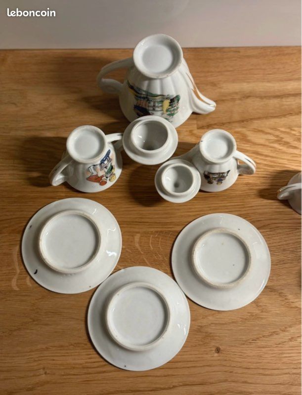 Assiette vintage dessin style Germaine Bouret - Le Grenier de Lisette