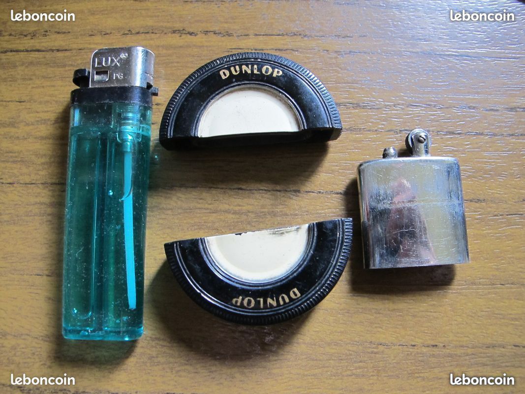 Briquet ancien Pneu Dunlop , prix livré en suivi , LIRE (image 5)