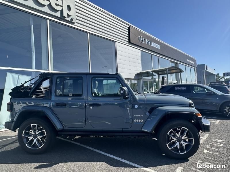 Jeep Wrangler Unlimited 2.0 T 380ch 4xe Sahara Garantie Jeep jusqu'au 07/2029 (image 6)