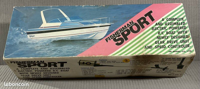 Bateau Rc Modélisme Vintage – Modèle D’Occasion – Fonctionnel – Pour Collection
