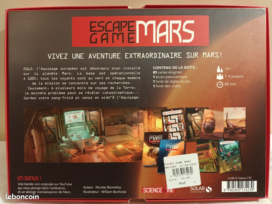 Jeu escape game sur mars (image 1)