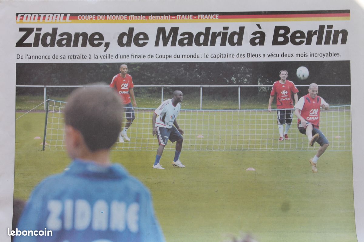 L'Equipe du 8/7/2006 - Coupe du Monde 2006 - Zizou - L'Ange Bleu - 2ème Finale - Agassi - Amélie Mauresmo - Brahim Asloum - McEwen (image 5)