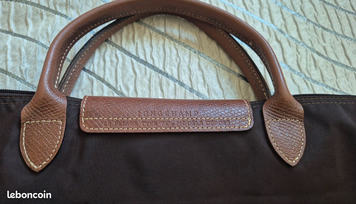 Sac Longchamp M marron (image 2)