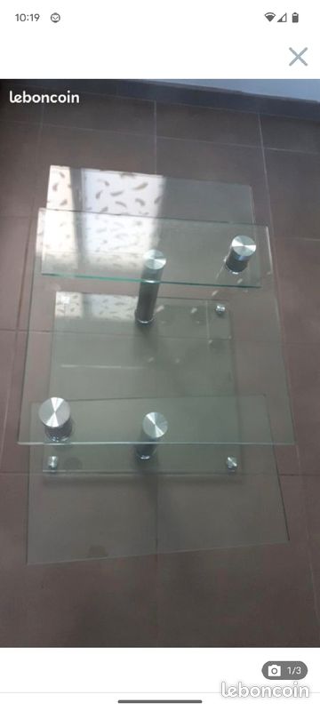 Table basse en verre (image 1)