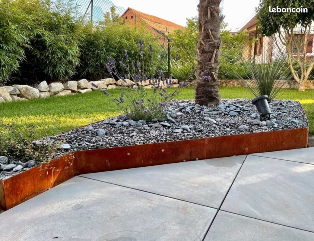 Bordure de jardin en acier Corten (image 5)