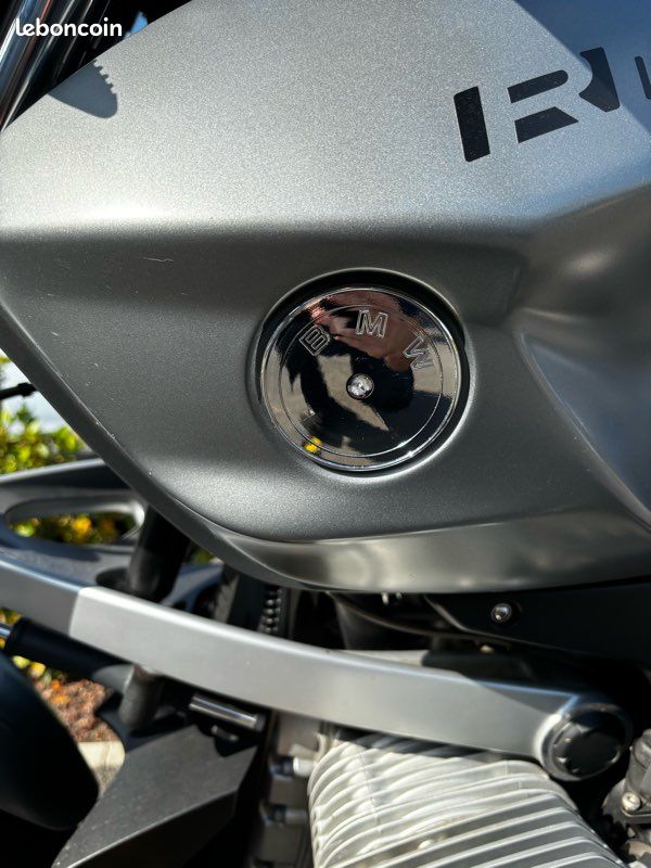 Emblème insigne écusson blason sigle logo réservoir autocollant BMW 65mm black r1200r r1200gs r1200rt (image 2)
