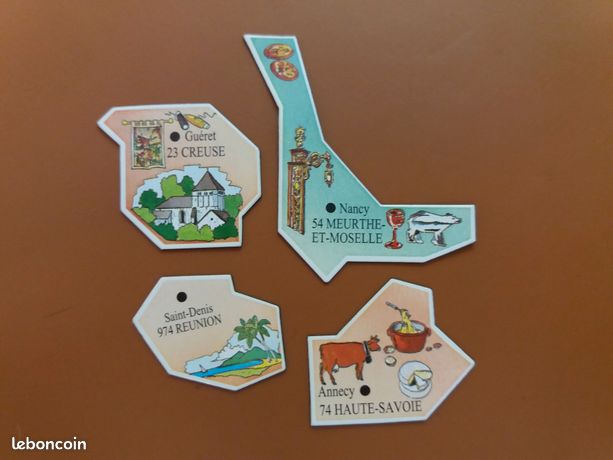 Magnets le gaulois carte de france -Collection d'occasion - leboncoin