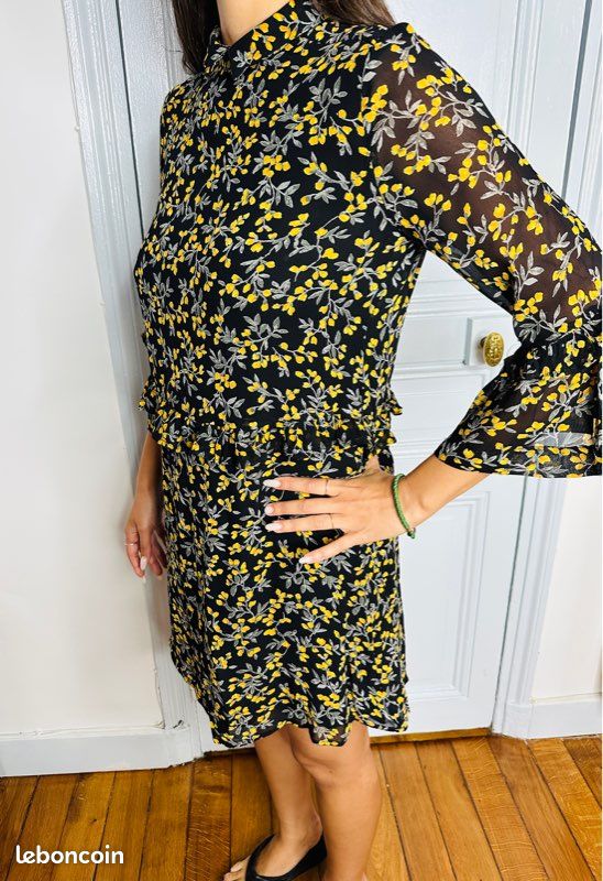 Robe fleurie Ganni (image 6)