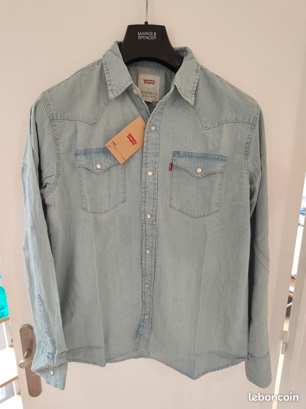 Chemise en jean Levi's homme S (image 1)