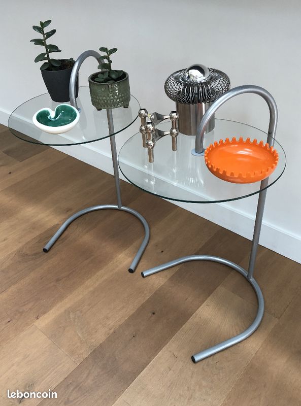 Paire tables appoint RY Ikea vintage 1980