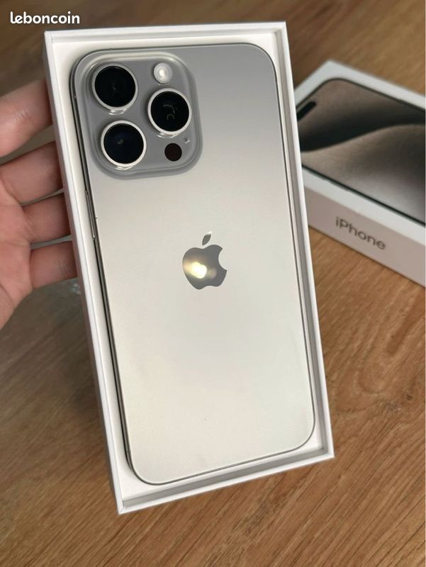 IPhone 15 Pro Max 256G + garantie Appel (image 1)