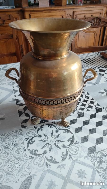 Lot de deux pots en cuivre (image 2)