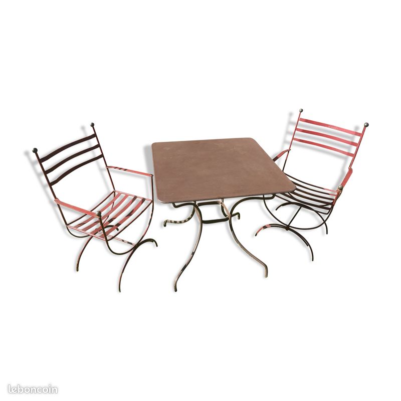 Ensemble de jardin en fer forge (image 1)