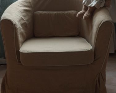 MAXIFUNDAS | Housse Extensible Pour Fauteuil Cabriolet IKEA TULLSTA | Modèle Relive En Tissu Doux Et élastique | Couleur Jaune | Protection Complète Et Design élégant | Fabriquée En Espagne