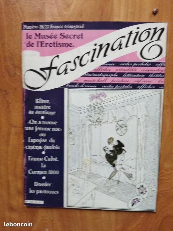 Revue Fascination N° 28 1985 musée secret de l'érotisme - curiosa (image 1)