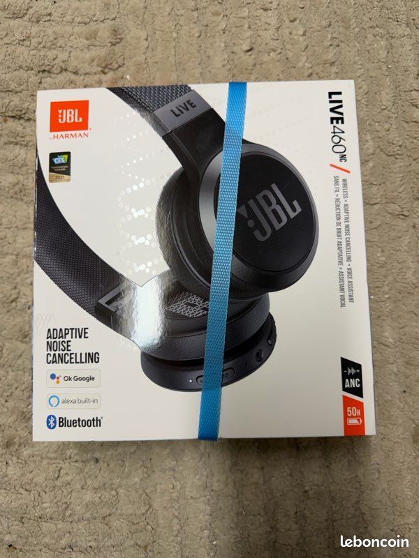 Casque JBL live 460nc noir (image 1)