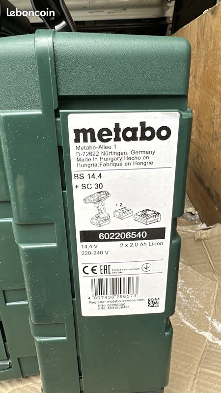 Pack visseuse Metabo (image 2)