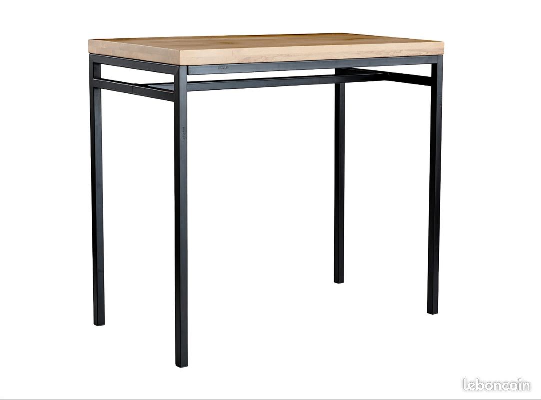 Table haute de bar manguier massif (image 12)