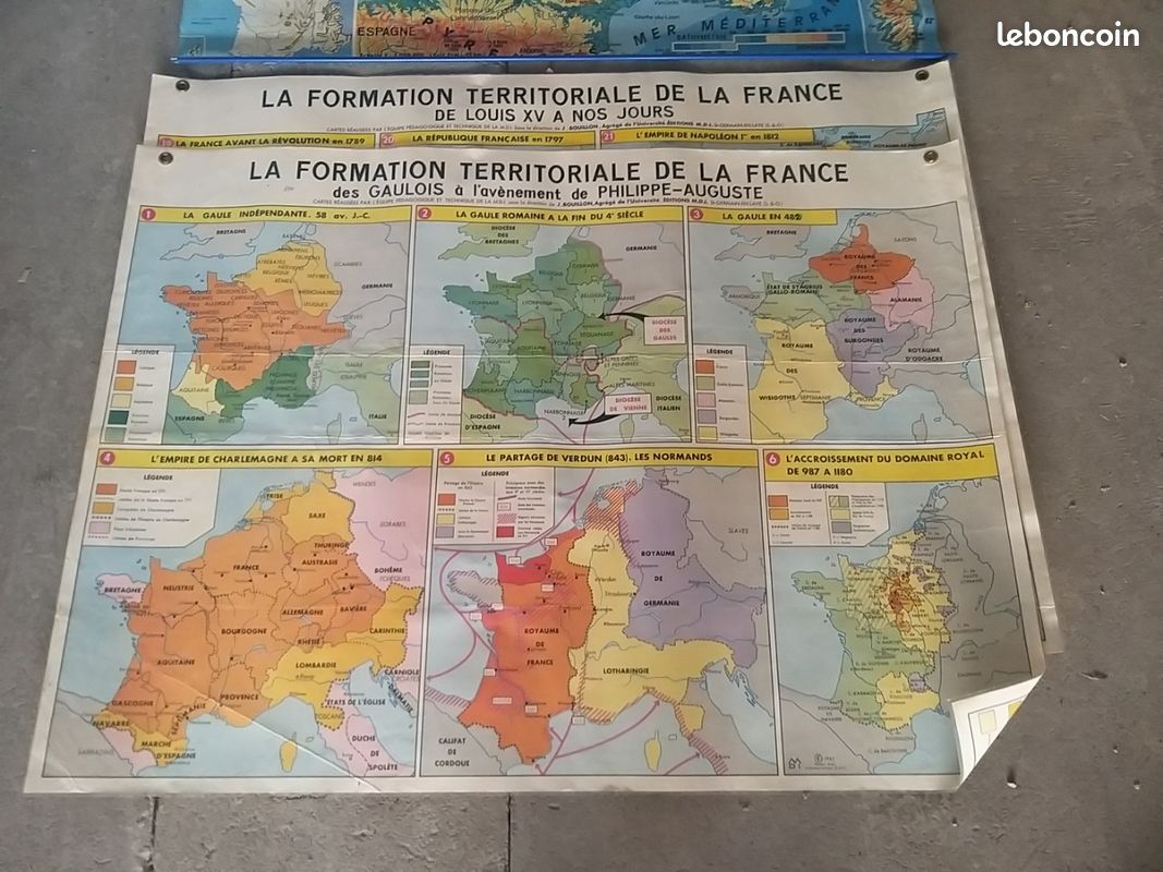 Cartes scolaires, affiche vintage (image 4)