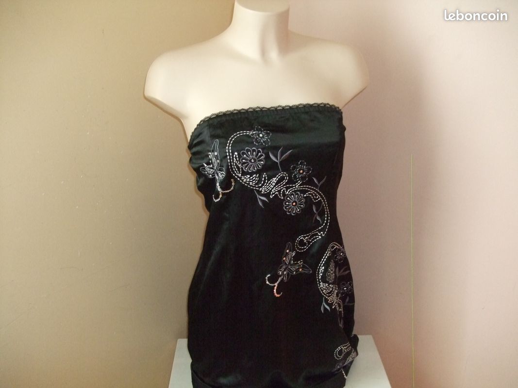 Robe bustier et bolero chinois xanaka tm yellow44 (image 2)