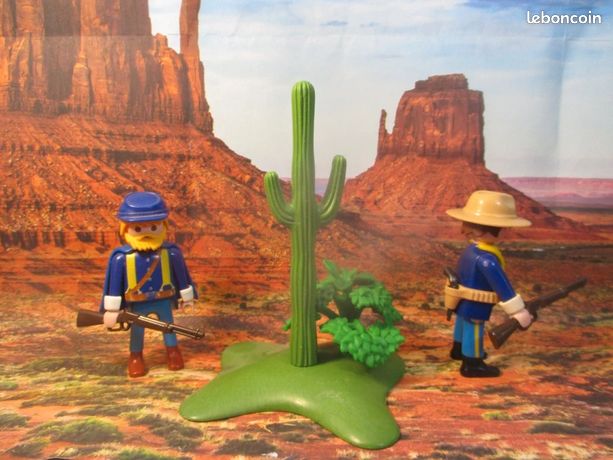 Playmobil Western Chevaux Cavalerie / Sudiste / Nordiste / Guerre De