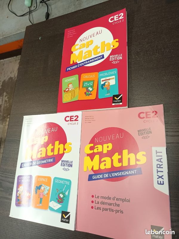 Lot de livres de mathématiques ce2 - nouveau cap maths (neuf) (image 2)
