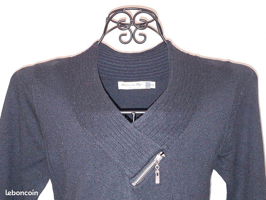 Pull William de Faye en Cachemire et Soie T 34/36 Vêtements