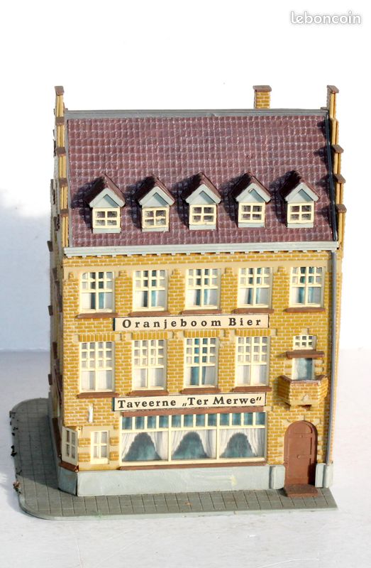 MKD HO Le Café-bar - revue SEULE maquette Construisez votre village de France #2