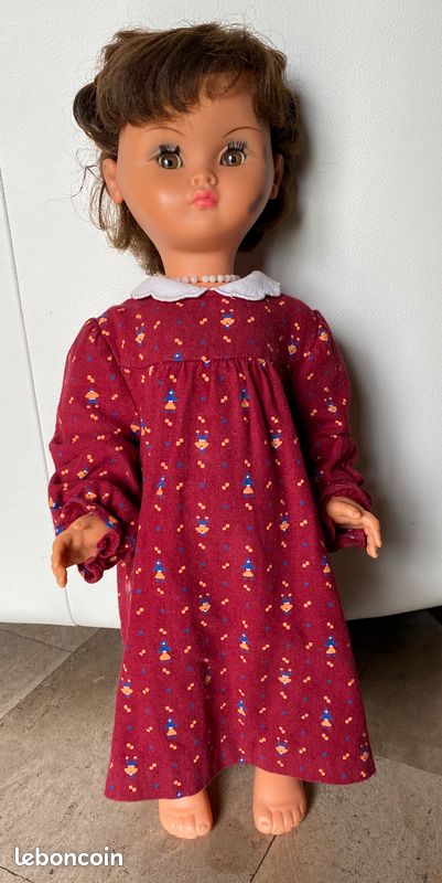 Poupée Ancienne Bella 45cm - Vintage 1960, Plastique, Poupée De Mode