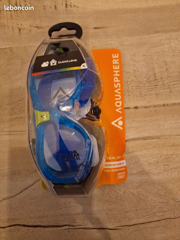 Lunettes De Natation AQUASPHERE Seal Kid - Enfants 3+ Ans - Anti-UV Et Anti-buée