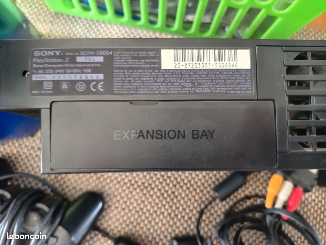Notice (manuel) Console Sony PlayStation 2 PS2 Modèle SCPH-50004 - Langues IT/NL/PT - Année 2003 - Etat Correct