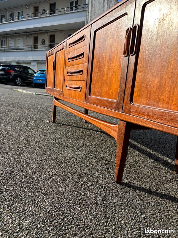 Ancienne grande enfilade scandinave teck vintage (image 7)