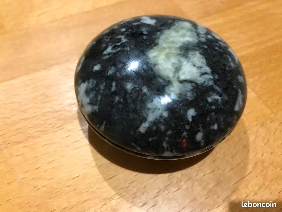 PILULIER en OBSIDIENNE NEIGE (image 1)