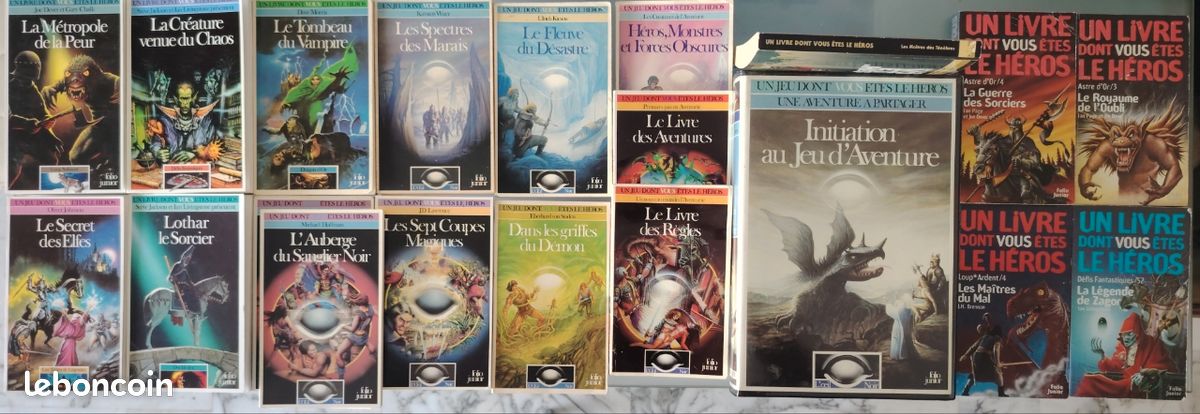 Ldvelh Lot 20 Livres dont vous êtes le Héros + coffret Initiation ujdvelh (image 3)