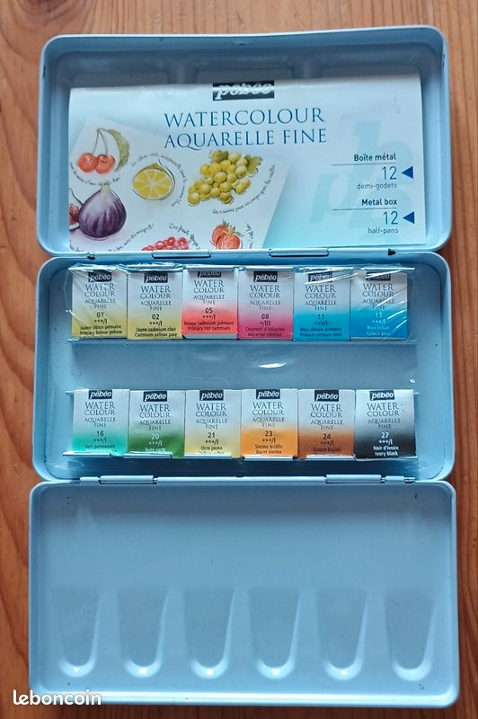 AQUARELLE set NEUF Pinceaux - Godets - Papier et autres articles (image 7)