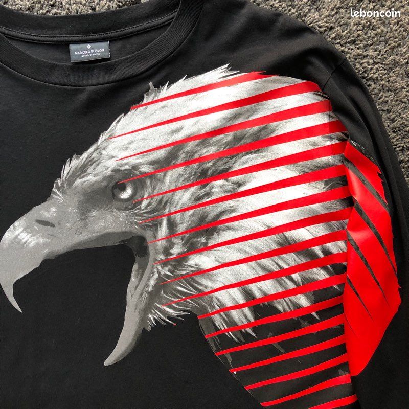 Tshirt ML Marcelo BURLON - Taille L (image 2)