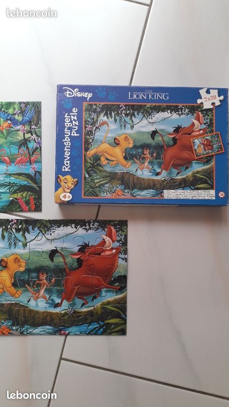 2 puzzles Le Roi Lion (image 1)