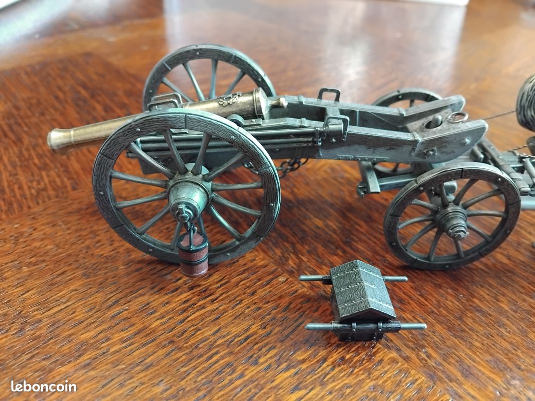 DENIX - CANON en plombs Empire Napoleon Gribeauval 11cm - Ref 448
