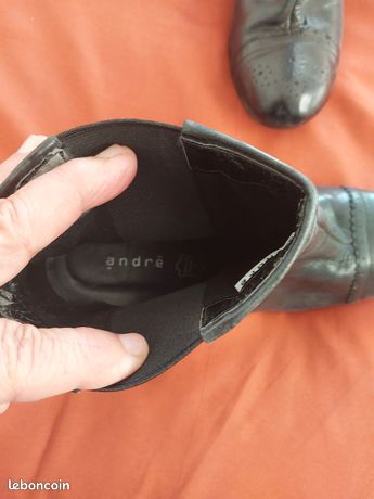 Chaussures homme classiques en cuir marron en bon état de marque A by André, Pointure 44 - Chaussures