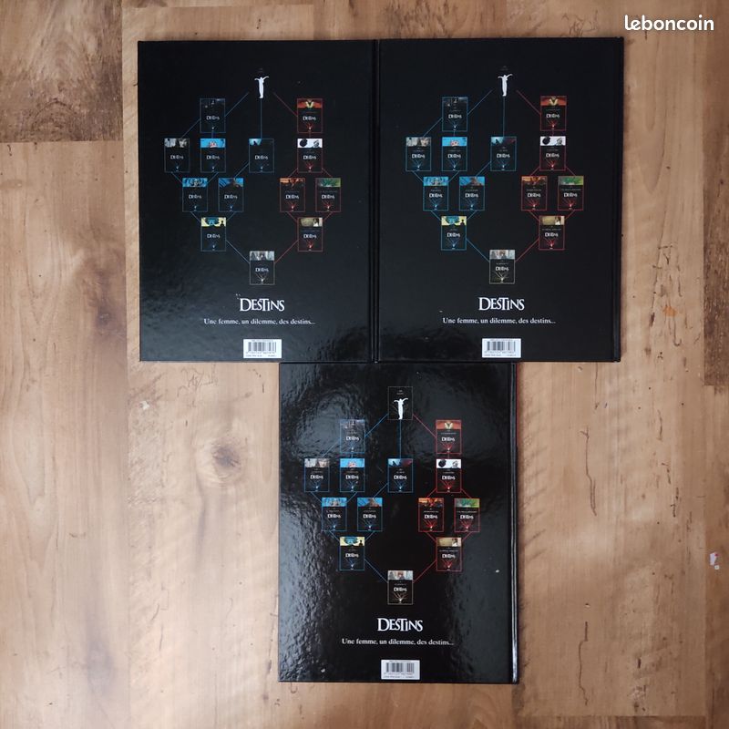 BD "Destins" - Tomes 1, 2 et 3 (image 2)