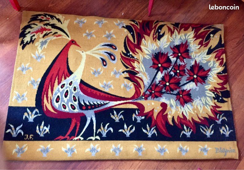 Tapisserie d’Aubusson Bouquet d’oiseaux (image 4)